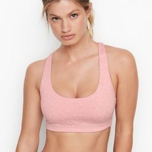 Victoria's Secret Incredible Essential Strappy Back Bra Demure Pink Heathered XL